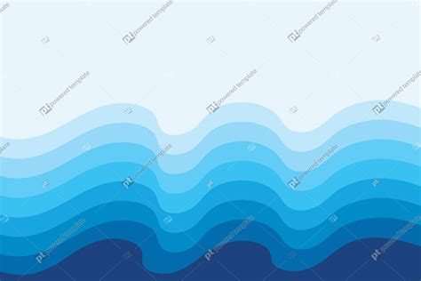 Blue Wave Water Background Wallpaper Vector Poweredtemplate