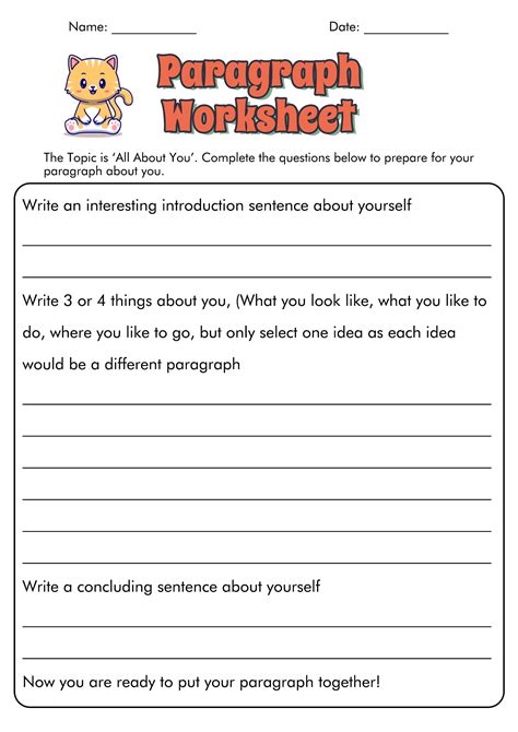 Writing Activities For 5th Grade