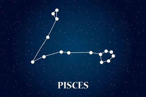 Closeup Of Pisces Horoscope Symbol Horoscope Zodiac Sign Vector Art Eps Illustration Pisces