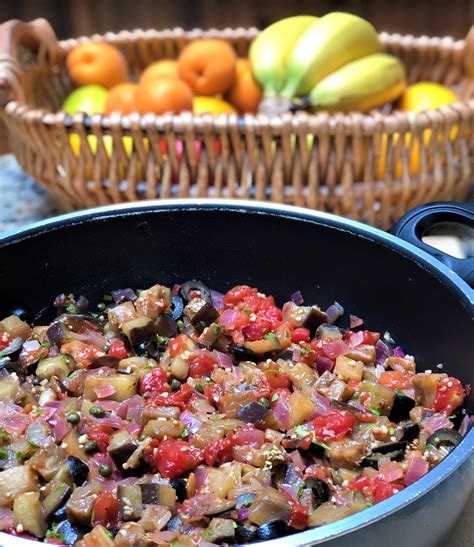 Caponata Best Sicilian Eggplant Recipe — Chef Denise