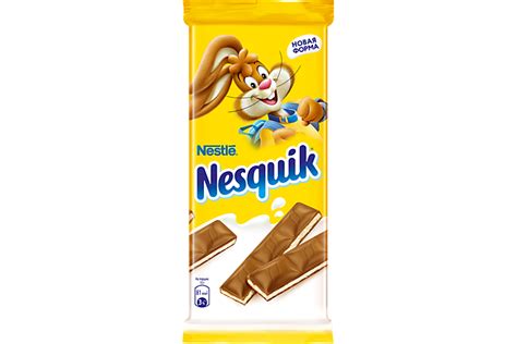 Шоколад молочный «Nesquik» с молочной начинкой, 90 г – купить по ...