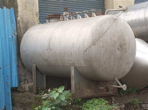 Stainless Steel Horizontal Storage Tank Psi Capacity L At