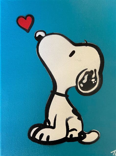 Snoopy | Snoopy, 8x10 painting, Painting