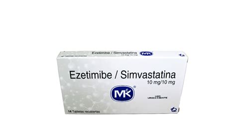 Ezetimibe Simvastatina MK 10 10 Mg 14 Tabl Uroccidente