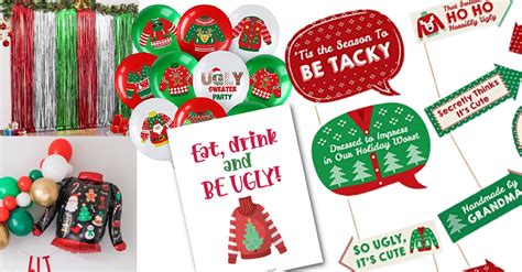 Fun Ugly Sweater Party Decorations - Oh My Creative