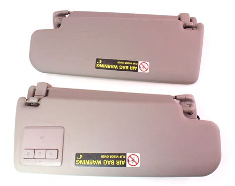 Sun Visor Sunvisor Set 06 10 VW Passat B6 Genuine CarParts4Sale Inc