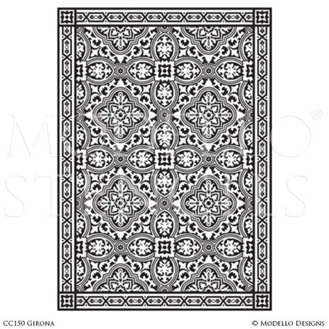 Floor Paint Stencils - Ceiling Design Stencils - Custom Vinyl Stencils – Modello® Designs