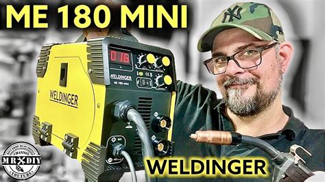 Saldatrice Weldinger ME 180 MINI. 180 Ampere. inverter. Filo animato ...