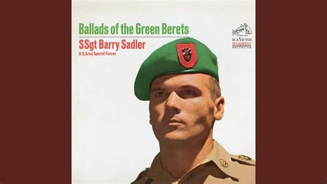 The Ballad Of The Green Berets Youtube