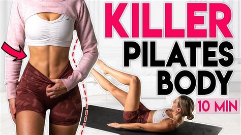 That Girl Pilates Body 🔥 Full Body Fat Burn And Tone 10 Min Workout Pilates Body 10 Min