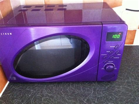 Spectrum purple microwave. Selling in dunelm | in Allestree, Derbyshire | Gumtree