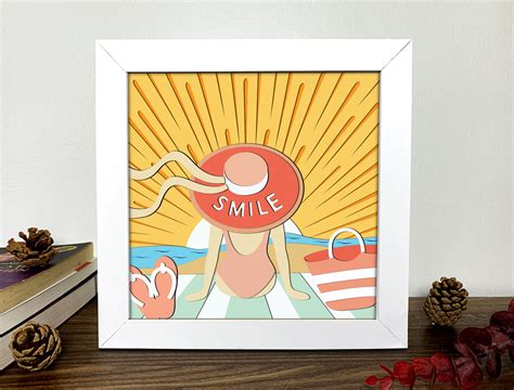 Summer Shadow Box Graphic By Alleylightbox Creative Fabrica