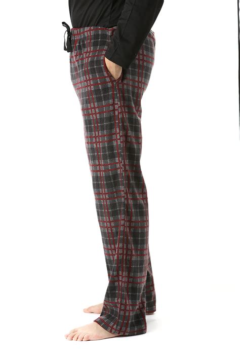 Followme Microfleece Mens Buffalo Plaid Pajama Pants With Pockets Ebay