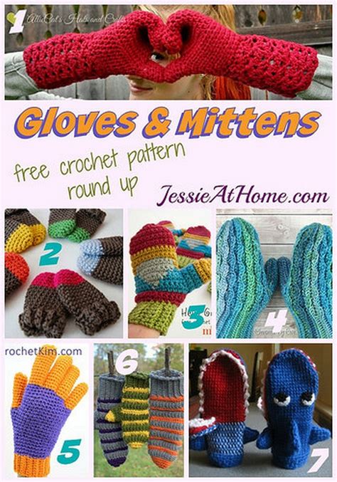 Crochet Mittens and Gloves - A Roundup of Free Patterns!