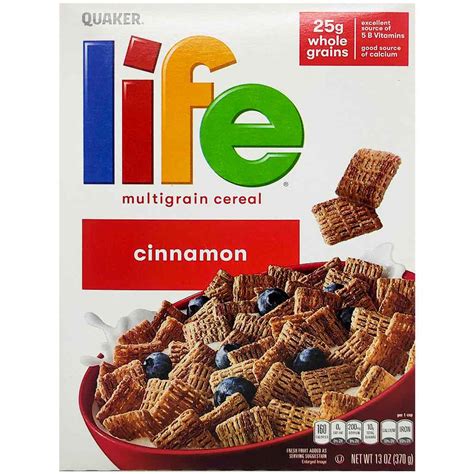 Quaker Life Multigrain Cereal Cinnamon 370 Gram