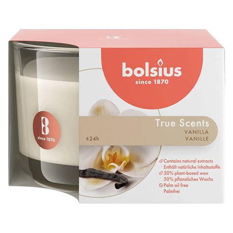 Bolsius True Scents Bougie parfumée moyenne en verre Size m Fr