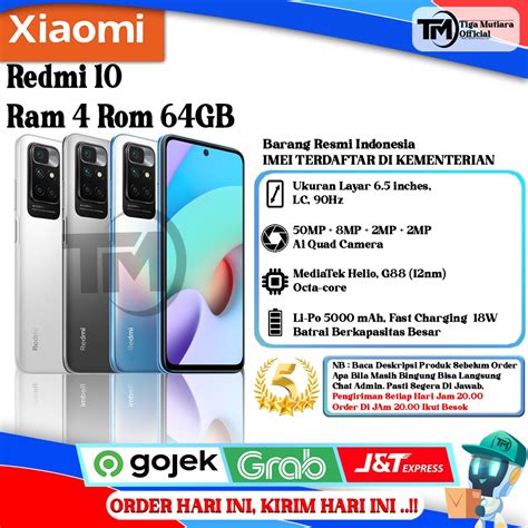 Jual Xiaomi Redmi Ram Gb Ram Gb Segel Original