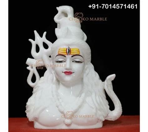 15inch Shiv Ji Marble Statue Home At Rs 40000 In Udaipur Id