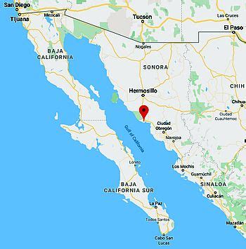Guaymas Mexico Map