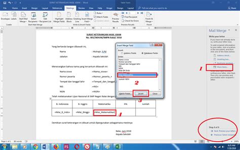 Cara Membuat Mail Merge Di Word Dengan Sumber Data Dari Excel Mdrtech