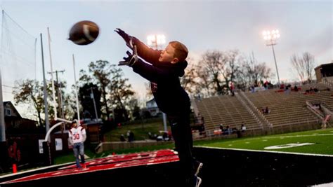 Oakland Head Football Coach Kevin Creasy And His Son Kyler Creasy