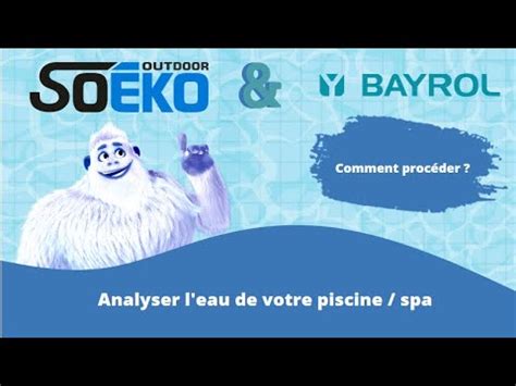 Soeko Outdoor Analyser L Eau De Votre Piscine Spa Youtube