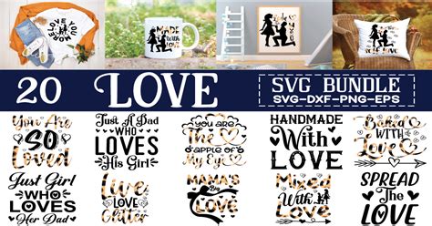 Love Svg Bundle Bundle · Creative Fabrica