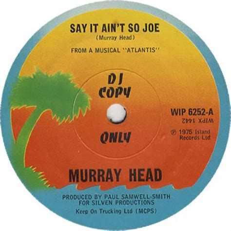 Album Say it ain t so de Murray Head sur CDandLP