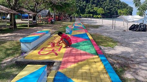 Pantai Taipa Di Konawe Utara Sultra Dibenahi Persiapan HUT Ke 16 Konut