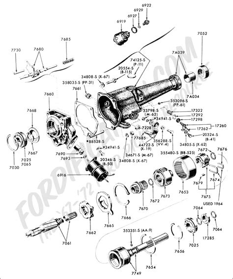 Ford Truck Technical Drawings And Schematics Section G Drivetrain