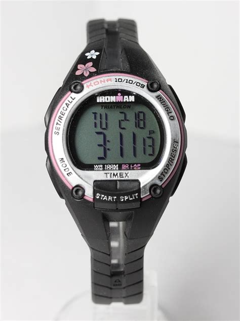 Timex Womens Ironman Triathlon 50 Lap Chronograph Alarm Dual Time Zone