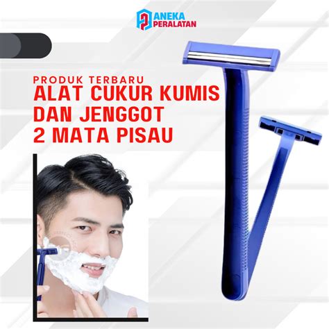 Jual Alat Cukur Cukuran Pengerok Rambut Kumis Jenggot Mini Mata Pisau