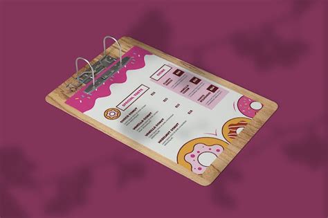 Donut - Menu - Design Template Place