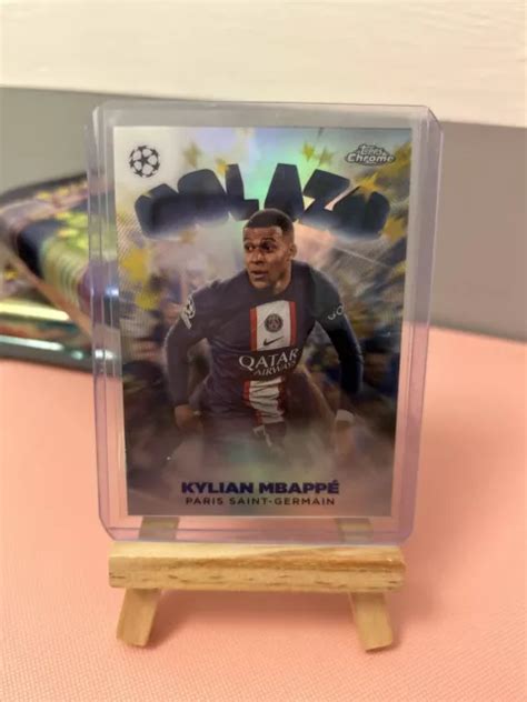 KYLIAN MBAPPE 2022 23 Topps Chrome UEFA Soccer GOLAZO Insert PSG 8 65