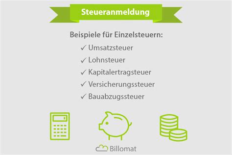 Steueranmeldung Definition Infos Mehr Billomat Buchhaltung