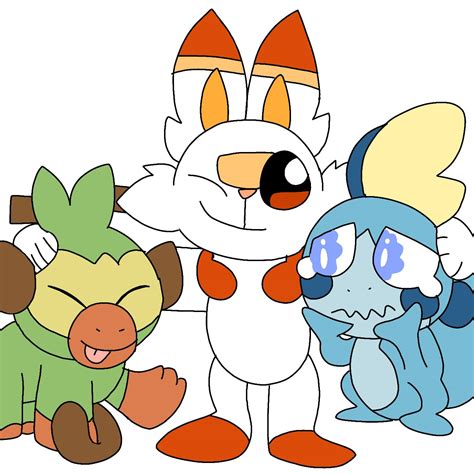 Pokemon! Gen 8 starters by AnnaDonobird on DeviantArt