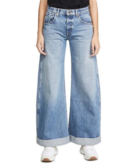 Khaite Khaite Noelle Pocket Wide Leg Rolled Jeans Wear