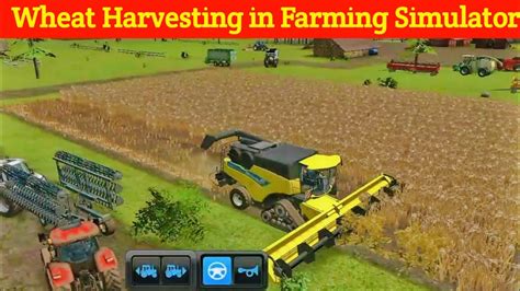 Farming Simulator Wheat Harvesting Secrets For Massive Rewards Youtube