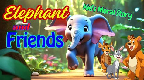 Elephant And Friends Famous Moral Story For Kids Kids Moral