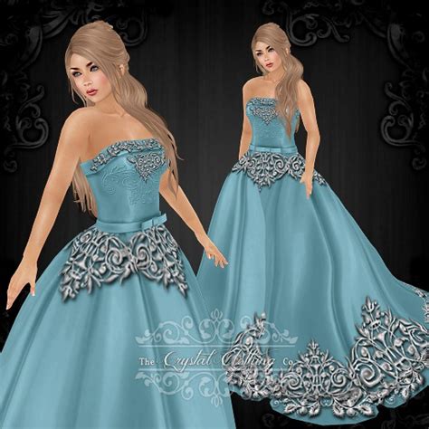 Second Life Marketplace Cc Co Valentina Gown Sky