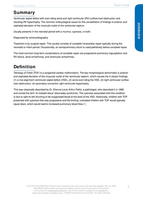 SOLUTION Tetralogy Of Fallot Studypool