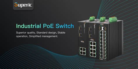 Sp F Superic Industrial Poe Unmanaged Switch Wi Tek