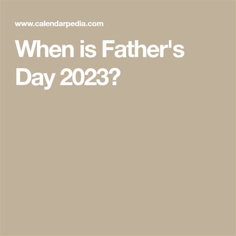 When Is Father S Day 2023 Fiscal Calendar Calendar Word Academic