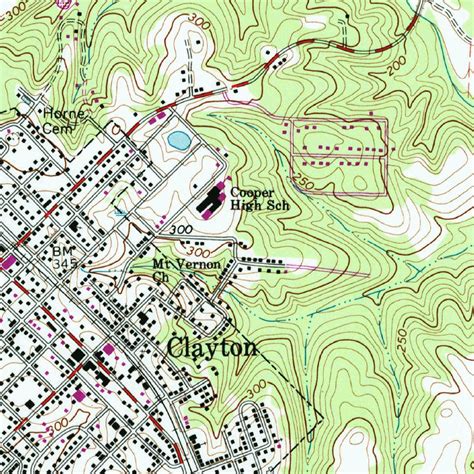 Clayton Nc 1964 24000 Scale Map By United States Geological Survey