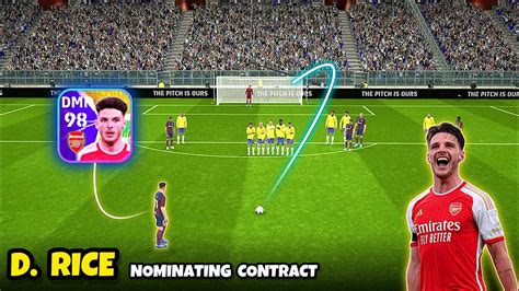 D Rice Nominating Contract Card Review In EFootball 2024 Mobile Is