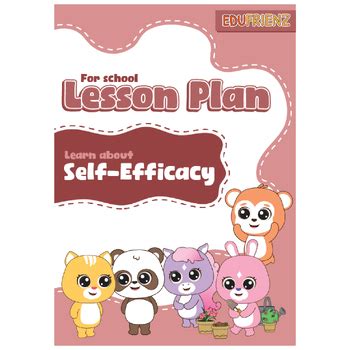 Edufrienz Learn About Self Efficacy Lesson Plan Digital Workbook By