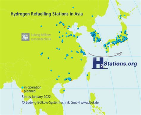 Almost 150 New Hydrogen Refueling Station Opened Worldwide In 2021