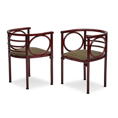 Josef Hoffmann Pair Of Chairs Mutualart