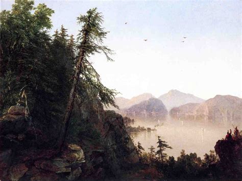 Oil Painting Replica Along the Hudson by John Frederick Kensett (1816 ...