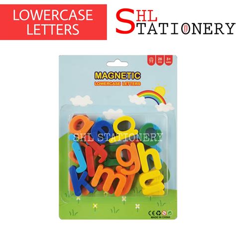 Magnetic Colourful Uppercase Lowercase Alphabets Letters Numbers